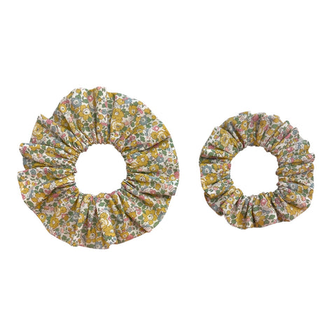 Scrunchie Liberty Print Greens