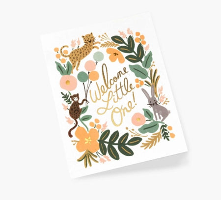 New Baby Card Menagerie