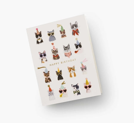 Birthday Card Cool Cats