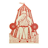 Stand Up Card Circus Strongman