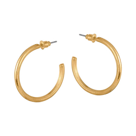 Hoop Earrings Anthonia Gold Silver Plated