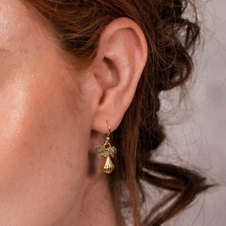 Earrings Ash Labradorite