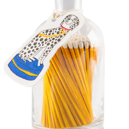 Matches In Glass Bottle Dalmatian
