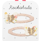 Hair Clips Set Of 2 Tiny Blossom