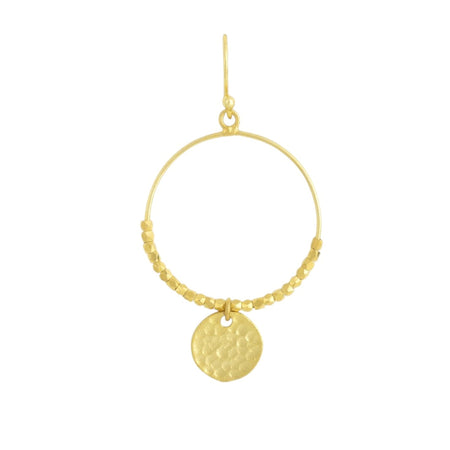 Earrings Dominique Gold Disc