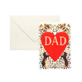 Fathers Day Card Dad Heart