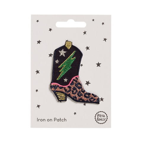 Patch Iron On Cowboy Boot
