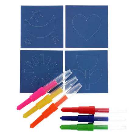 Magic Rainbow Coloured Blow Pens