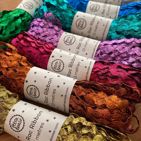 Ribbon Metallic Ric Rac 13 Meters