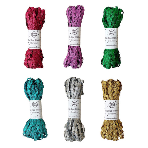 Ribbon Metallic Ric Rac 13 Meters