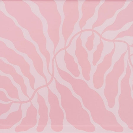 Tray Birch Wood Rectangle Leaves Pink