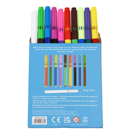 Colour Changing Felt Tip Pens Set Of Nine