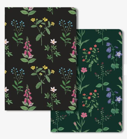 Notebook Wildflower Pattern Notebook Set