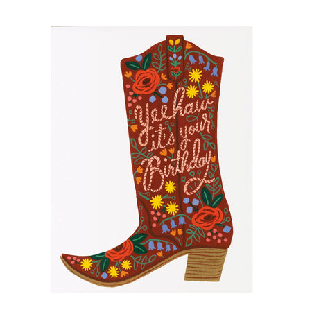 Birthday Card Birthday Boot