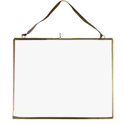 Hanging Brass Frame Landscape 25 x 20 cm