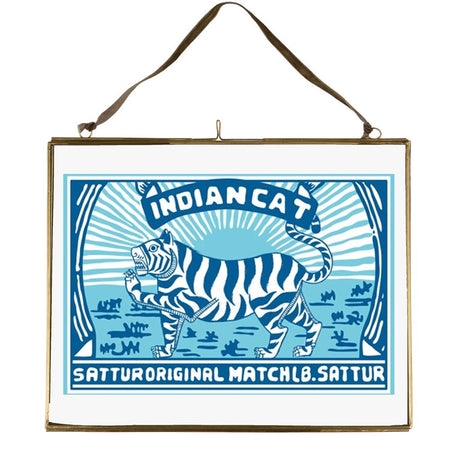 Hanging Brass Frame Landscape 25 x 20 cm