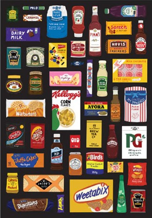English Larder Food Print A3