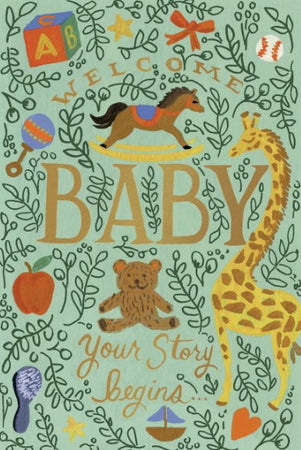 New Baby Card Storybook Baby