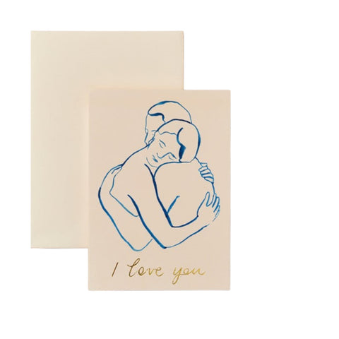 Card Figures I Love You