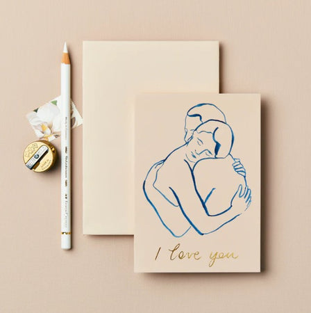 Card Figures I Love You