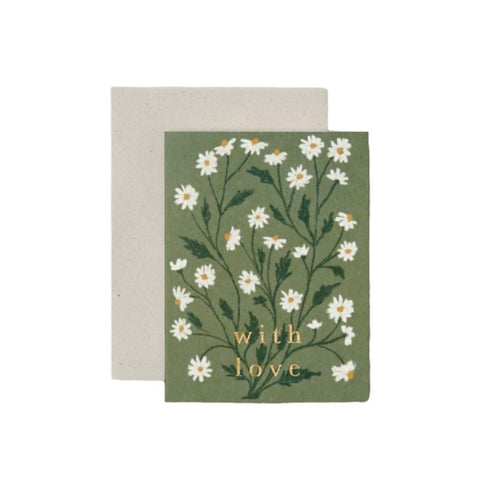 Card With Love Daisies