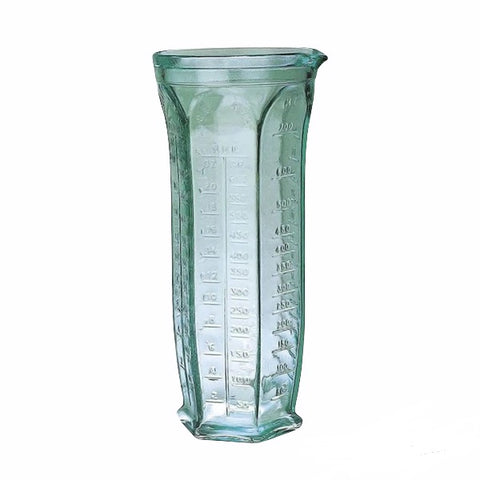 Measuring Jug Tall Recycled Glass