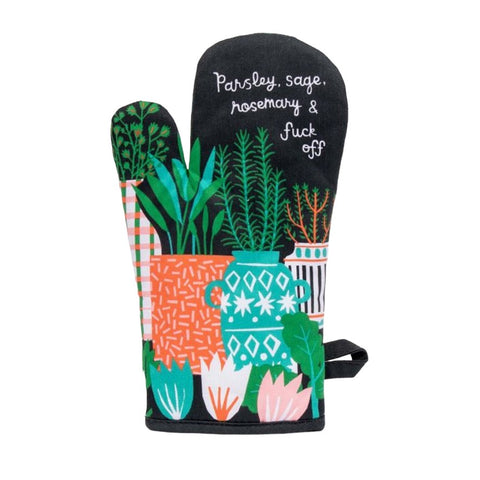 Oven Mitt Cotton Kitchen Herbs