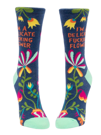 Socks Crew Delicate Flower