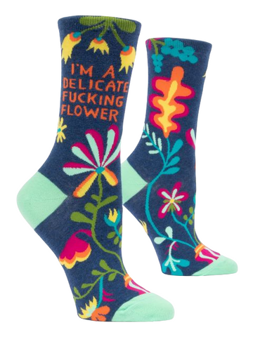 Socks Crew Delicate Flower