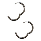 Silver Hoop Earrings Small