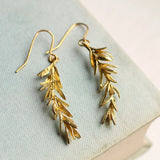 Earrings Rosemary Leaf