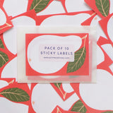 Sticky Labels Bookplate Pear