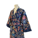 Robe Cotton Kantha Floral Paisley