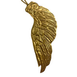 Decoration Pressed Gold Wing