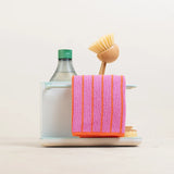 Cotton Knit Dishcloths Pink