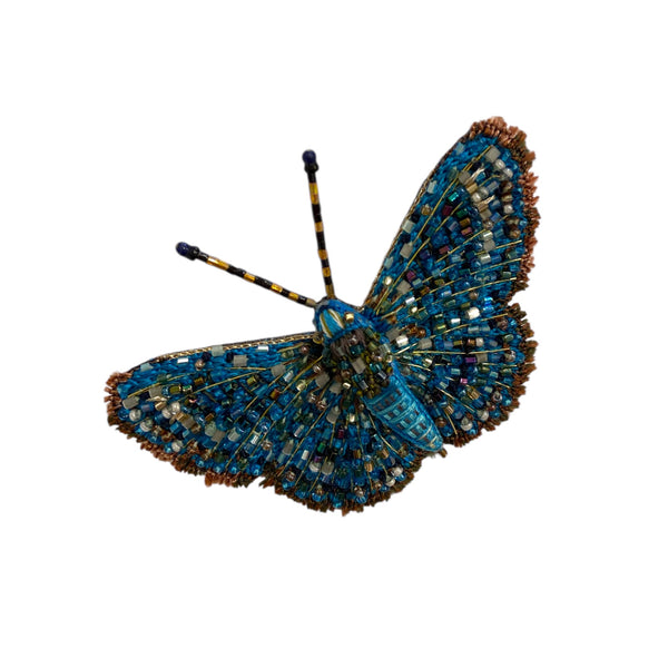 Brooch Pin Rounded Metalmark Butterfly
