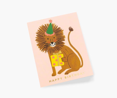 Birthday Card Lion