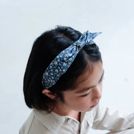Alice Band With Bow Edie Teal