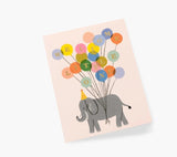 New Baby Card Welcome Elephant