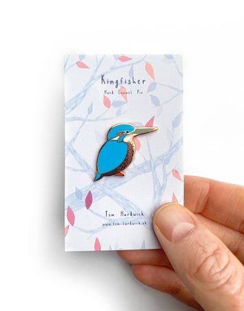Enamel Pin Kingfisher