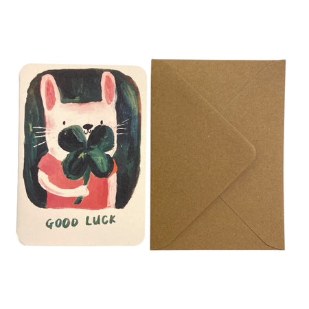 Good Luck Clover Card