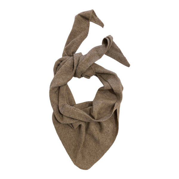 Cashmere Triangle Scarf Taupe