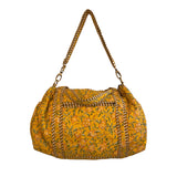 Duffle Bags Cotton Block Printed Yellows