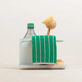 Cotton Knit Dishcloths Green
