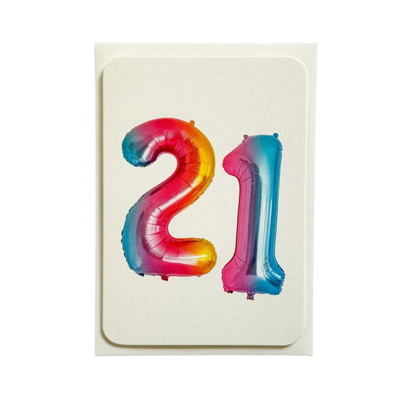 Birthday Card Birthday Balloon 21