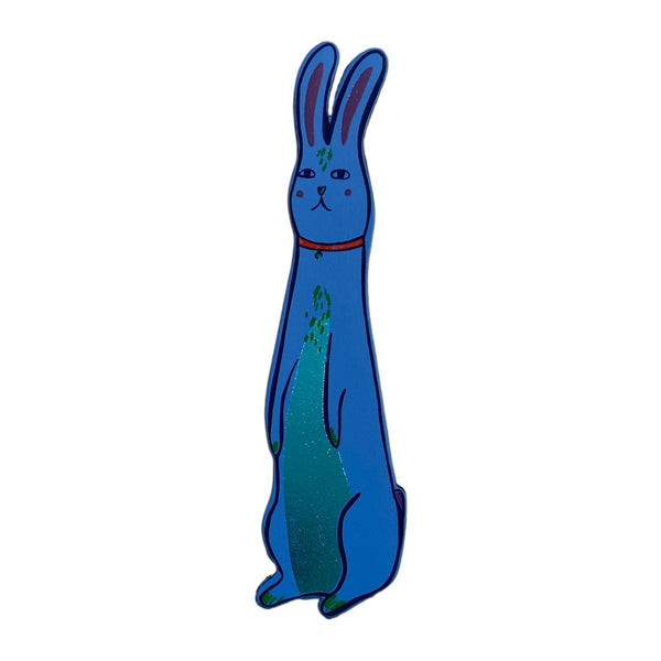Book Mark Leather Bunny