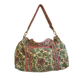 Duffle Bags Cotton Block Printed Greens