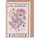 Birthday Card Tarot Flower Birthday