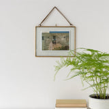 Hanging Brass Frame Landscape 20 x 15 cm
