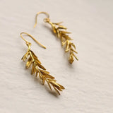 Earrings Rosemary Leaf